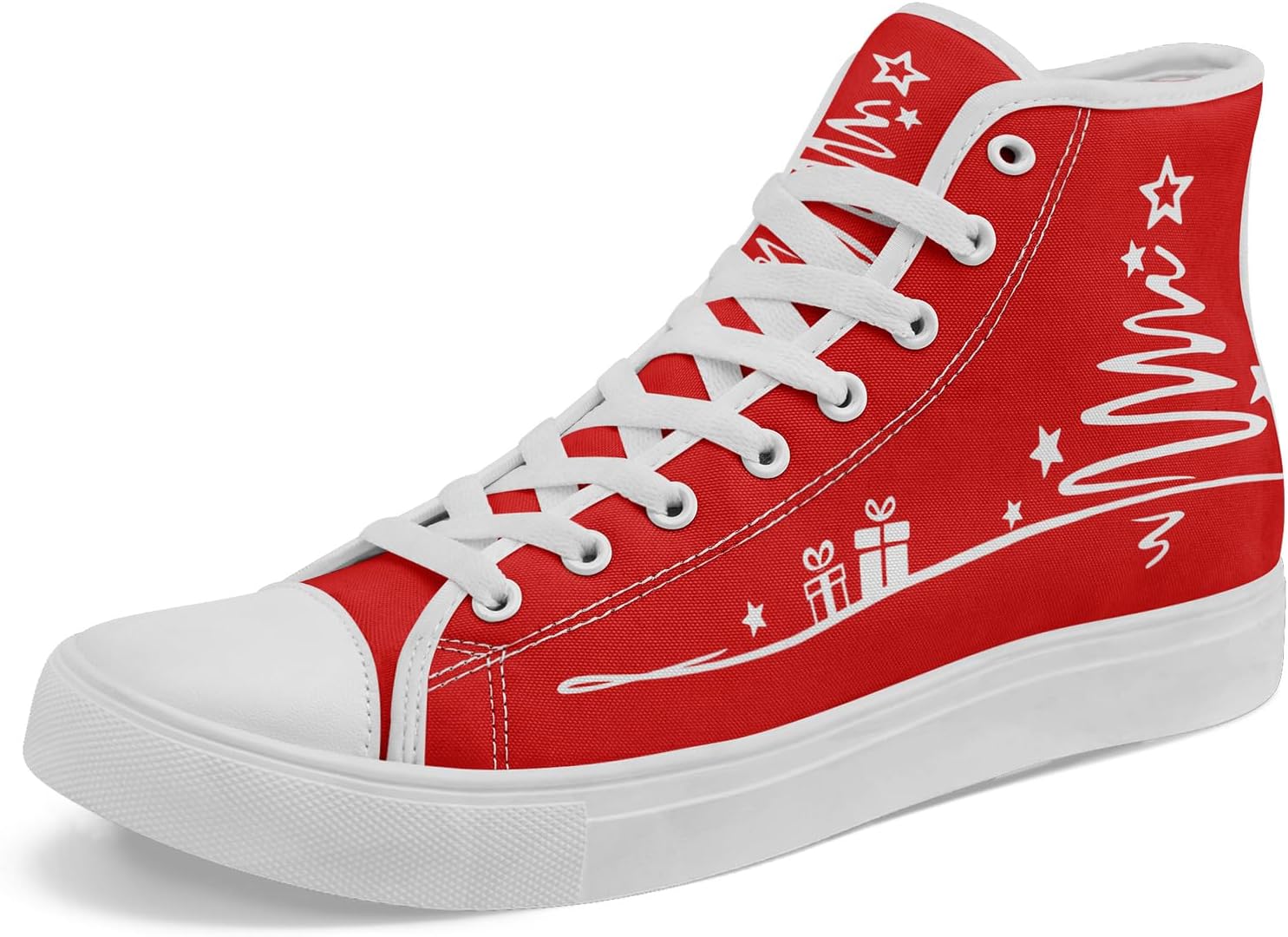 Рождественские высокие кеды из ткани для женщин и мужчин, праздничный подарок, удобные стильные плоские кроссовки для прогулок Awsole, белый/красный
Рождественские высокие кеды из ткани для женщин и мужчин, праздничный подарок, удобные стильные плоские кроссовки для прогулок Awsole, белый/красный