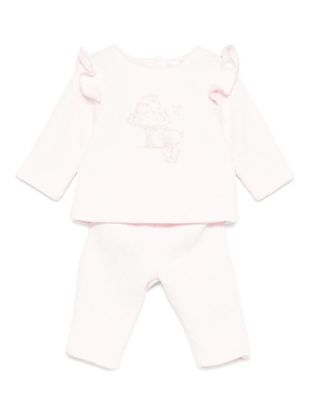 Комплект из топа и брюк с вышивкой Patachou, розовый
Комплект из топа и брюк с вышивкой Patachou, розовый