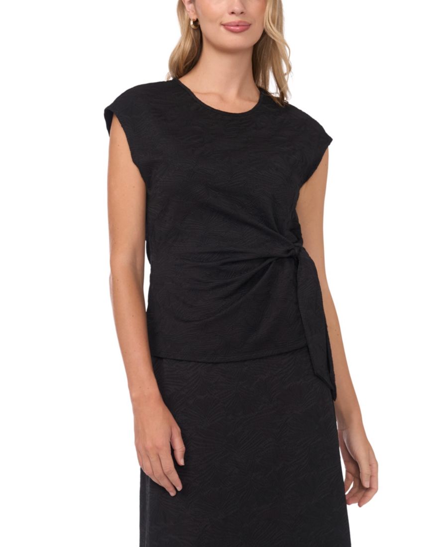 Женская майка с приспущенными плечами и узлом спереди Vince Camuto, Rich Black
Женская майка с приспущенными плечами и узлом спереди Vince Camuto, Rich Black