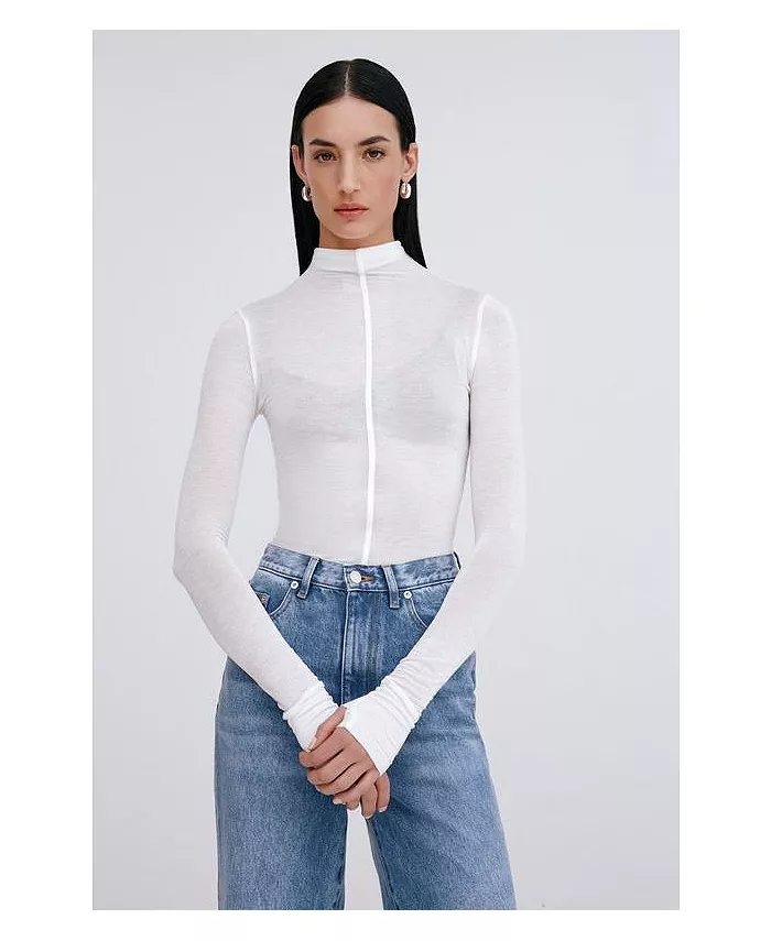 Женская прозрачная водолазка Alicia Marcella, коричневый/бежевый
Женская прозрачная водолазка Alicia Marcella, коричневый/бежевый