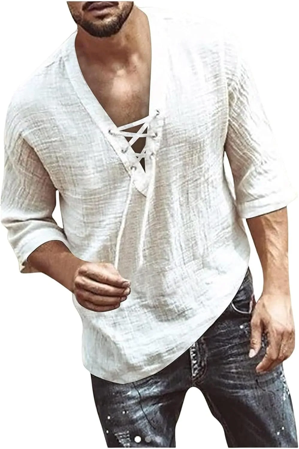 Мужская футболка хенли V-образного выреза с короткими рукавами DGHM-JLMY
Мужская футболка хенли V-образного выреза с короткими рукавами DGHM-JLMY