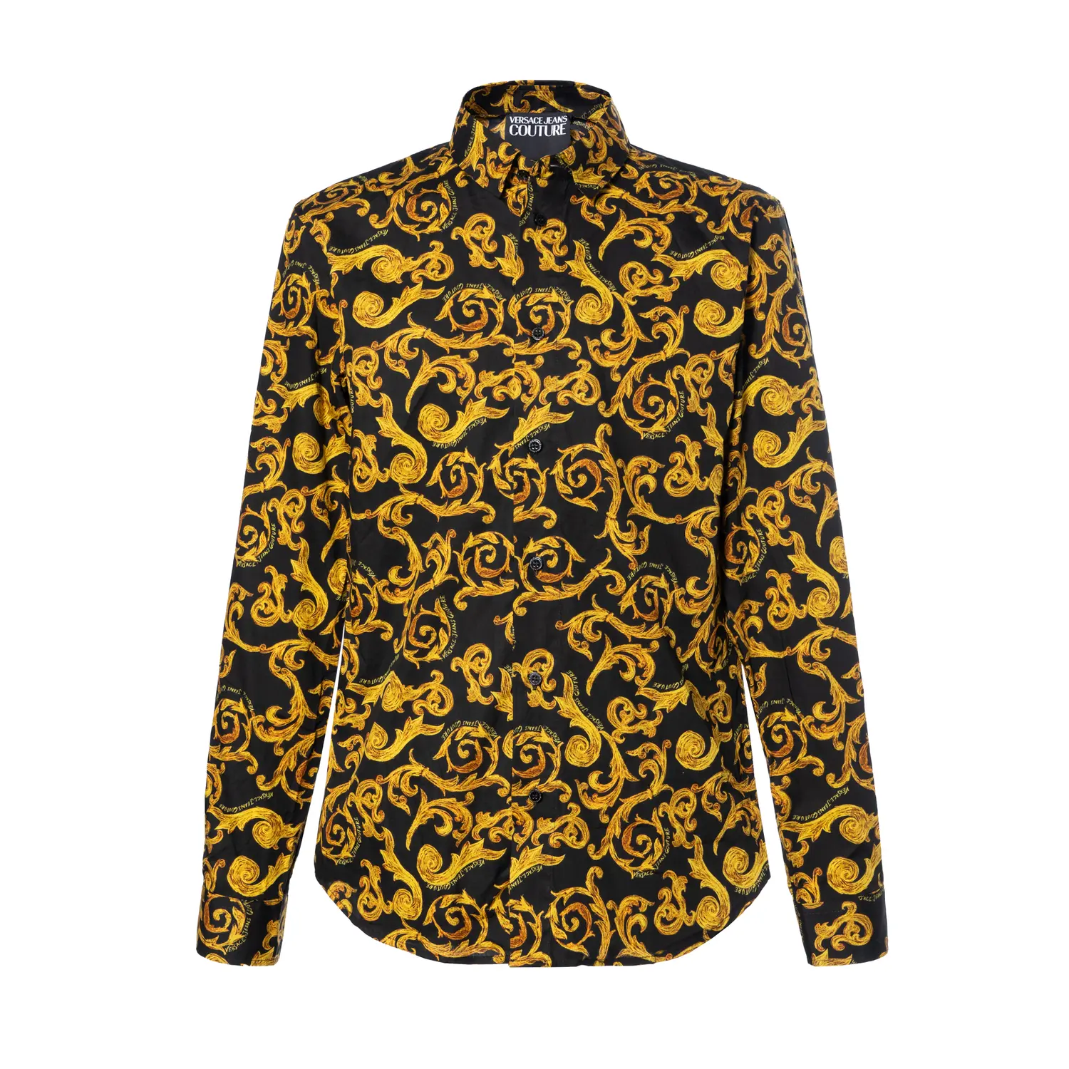 Барочная принтованная рубашка на пуговицах VERSACE JEANS COUTURE, черный
Барочная принтованная рубашка на пуговицах VERSACE JEANS COUTURE, черный