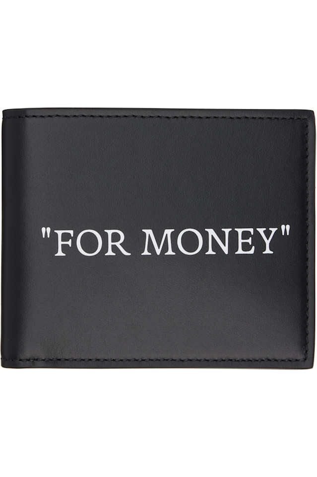 Off-White Черный складной кошелек с цитатой
Off-White Черный складной кошелек с цитатой