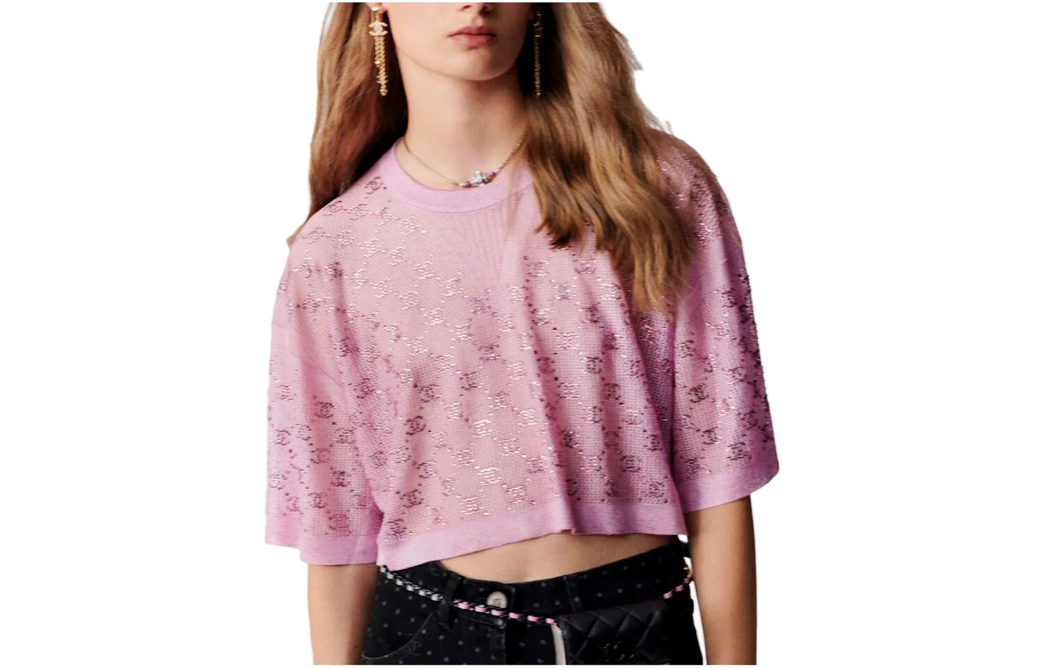 Укороченный топ женский розовый Chanel
Укороченный топ женский розовый Chanel