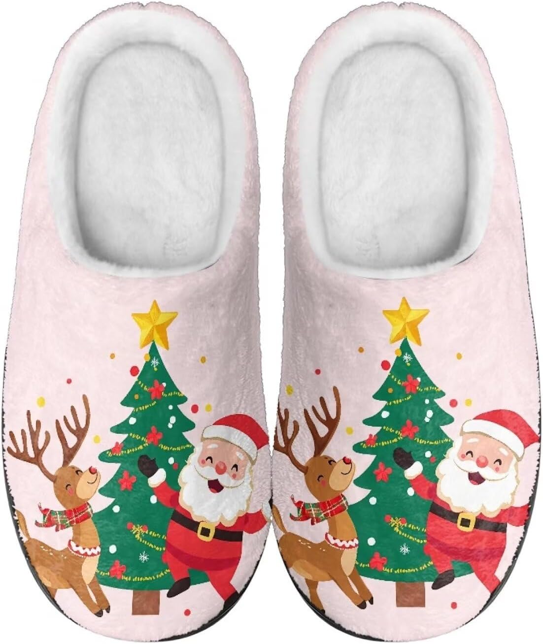 Тапочки Mintulipy из хлопка, женские пушистые тапочки, домашняя обувь, для дома и улицы, размеры 34-50 (EUR), 3-15 (US) (женские), 8-15 (мужские) для женщин и мужчин, Santa Deer Christmas Tree
Тапочки Mintulipy из хлопка, женские пушистые тапочки, домашняя обувь, для дома и улицы, размеры 34-50 (EUR), 3-15 (US) (женские), 8-15 (мужские) для женщин и мужчин, Santa Deer Christmas Tree