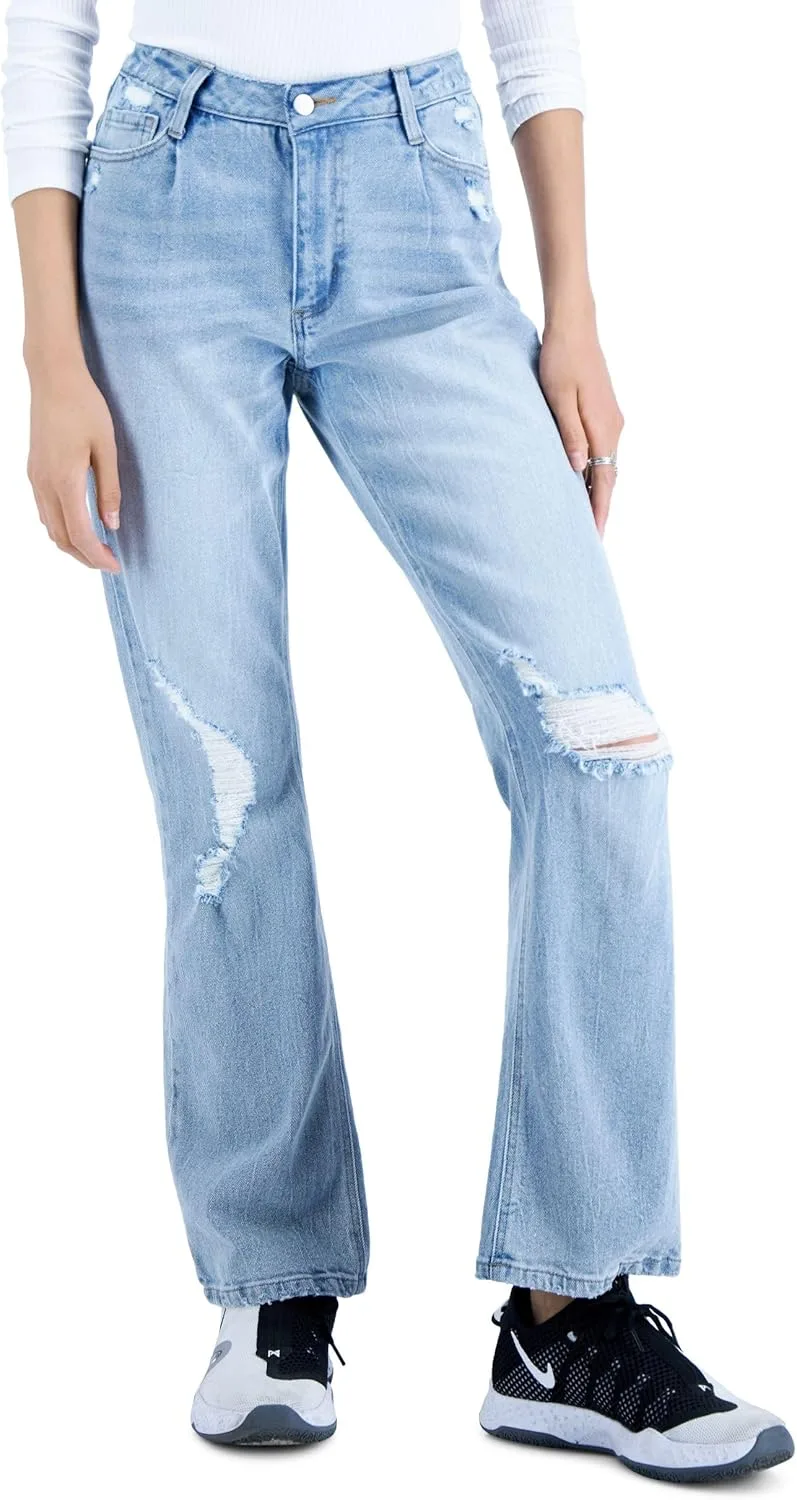 Джинсы Tinseltown Juniors с высокой посадкой и расклешенным силуэтом
Джинсы Tinseltown Juniors с высокой посадкой и расклешенным силуэтом