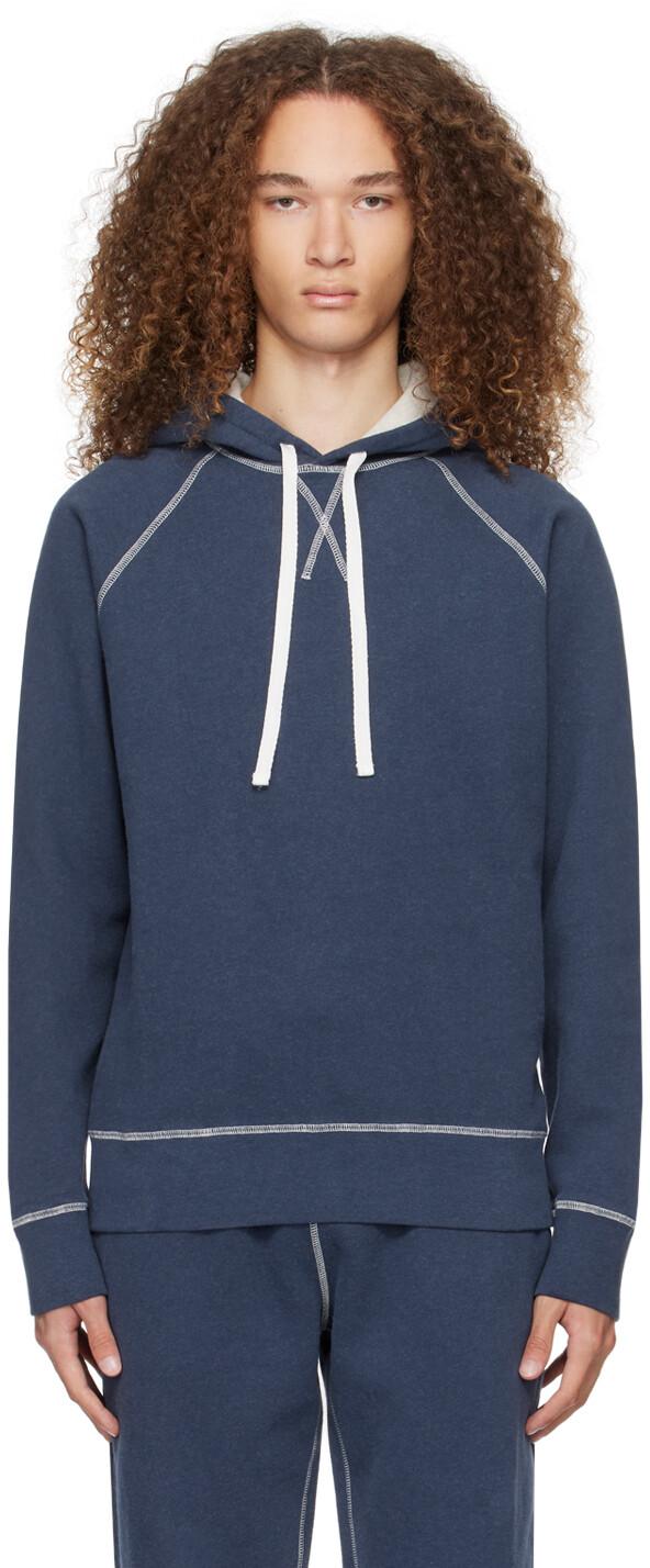 Темно-синий худи с регланами Sunspel
Темно-синий худи с регланами Sunspel