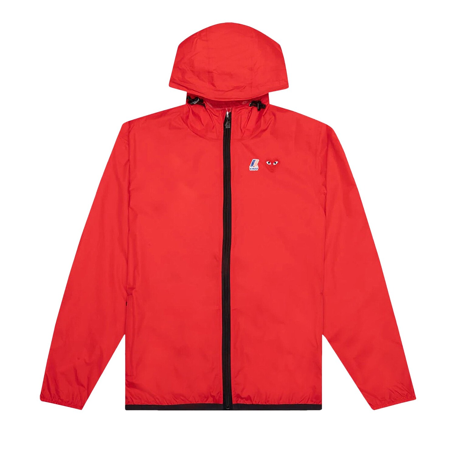 Куртка на молнии с полной молнией Comme des Garçons PLAY x K Way, цвет красный
Куртка на молнии с полной молнией Comme des Garçons PLAY x K Way, цвет красный