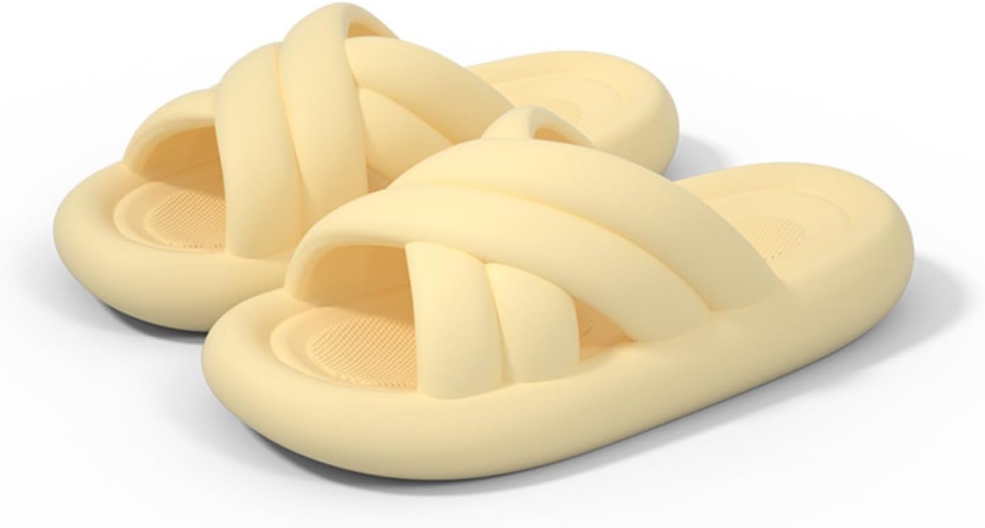 Тапочки-подушечки для женщин и мужчин, шлепанцы, сандалии для душа, шлепанцы Cloud Slides с толстой подошвой Srdmuph, желтый
Тапочки-подушечки для женщин и мужчин, шлепанцы, сандалии для душа, шлепанцы Cloud Slides с толстой подошвой Srdmuph, желтый