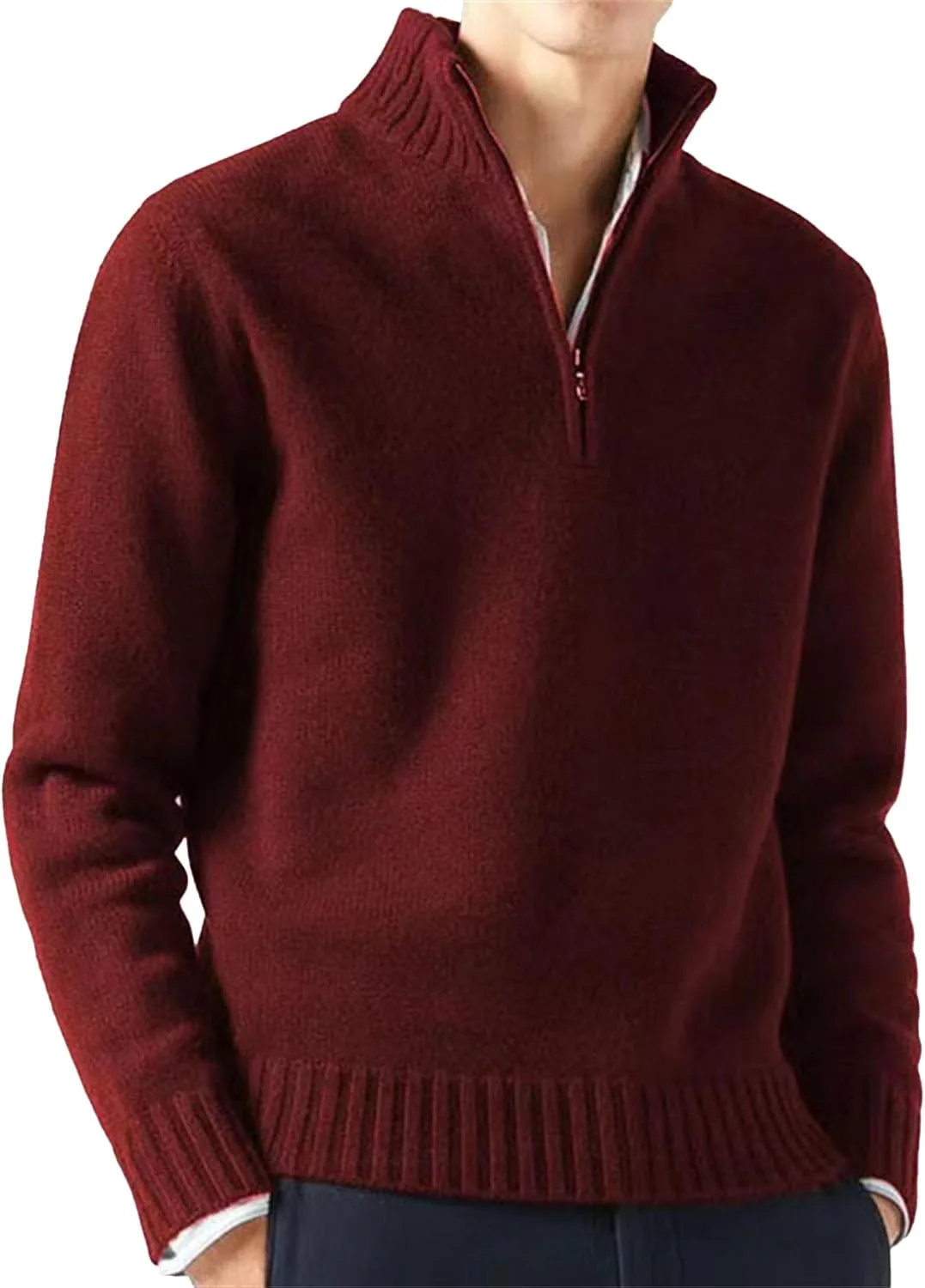 Мужской свитер с молнией на четверть и длинными рукавами для осени и зимы Maiyifu-GJ
Мужской свитер с молнией на четверть и длинными рукавами для осени и зимы Maiyifu-GJ