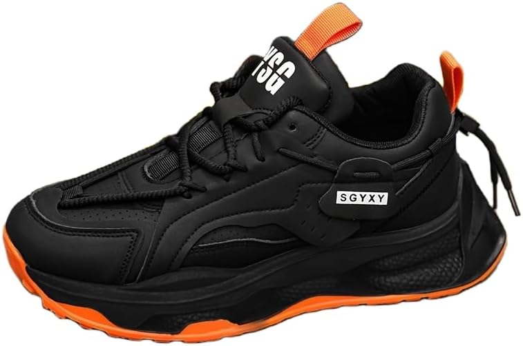 Мужские модные массивные кроссовки однотонного цвета- удобные нескользящие шнуровочные туфли с мягкой прочной подошвой для активного отдыха на улице Hoalox, черный
Мужские модные массивные кроссовки однотонного цвета- удобные нескользящие шнуровочные туфли с мягкой прочной подошвой для активного отдыха на улице Hoalox, черный