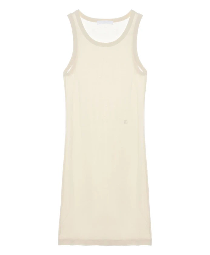 Мягкое платье-майка в рубчик Helmut Lang, бежевый
Мягкое платье-майка в рубчик Helmut Lang, бежевый