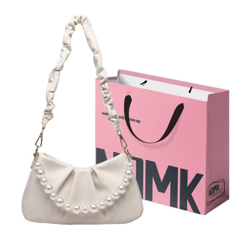 NOMK Женская сумка через плечо, White Pearl
NOMK Женская сумка через плечо, White Pearl