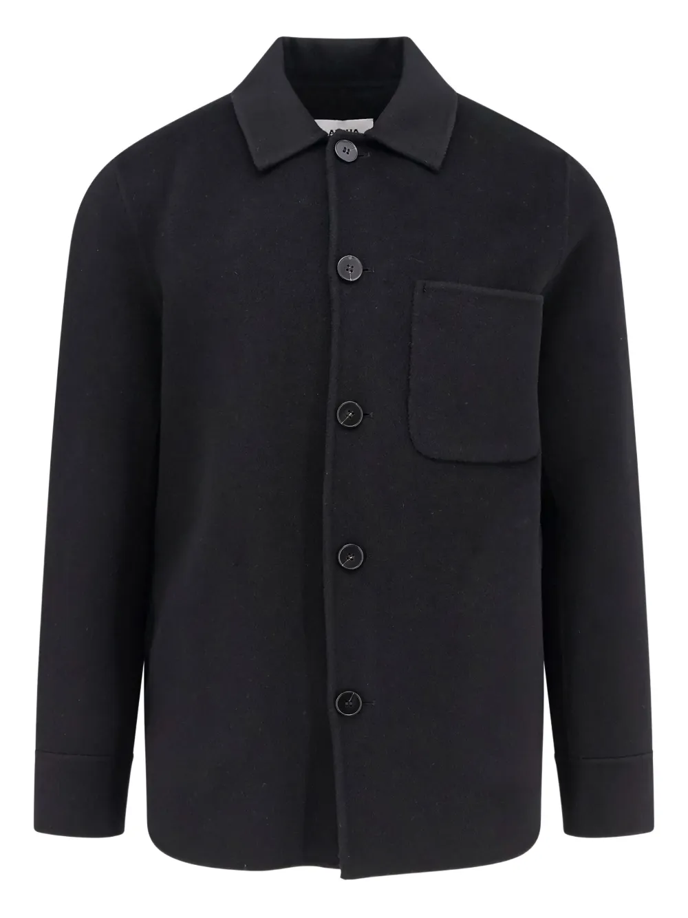 Застёгнутое шерстяное пальто Alpha Studio, черный
Застёгнутое шерстяное пальто Alpha Studio, черный