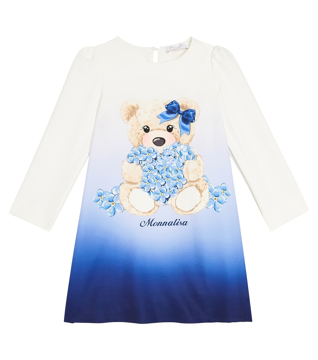 Платье из крепа с принтом Monnalisa, белый
Платье из крепа с принтом Monnalisa, белый