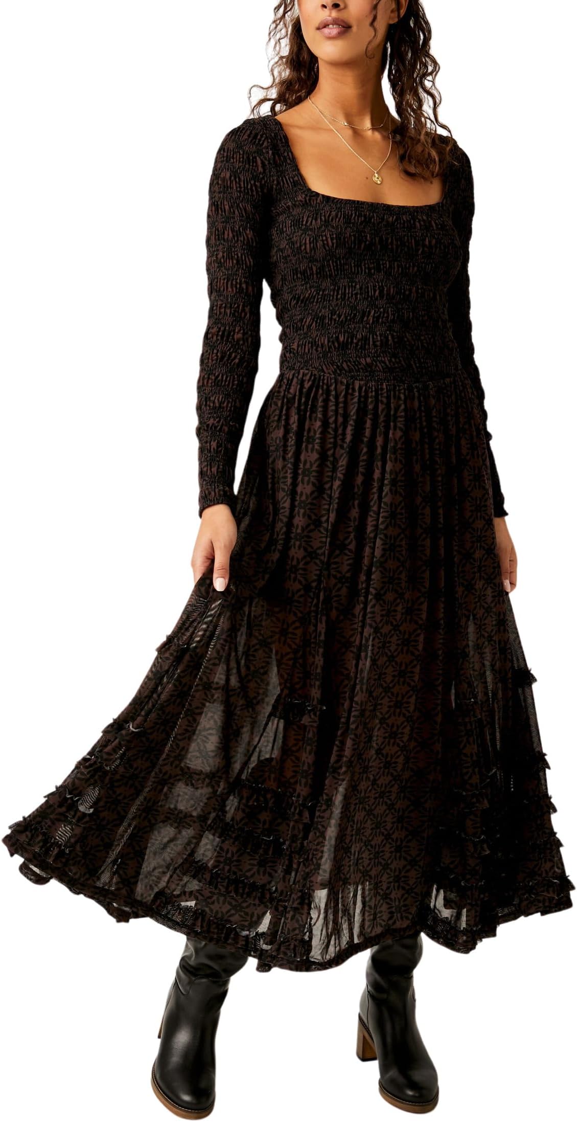 Платье Free People Its Fate Midi, Brown Combo
Платье Free People Its Fate Midi, Brown Combo