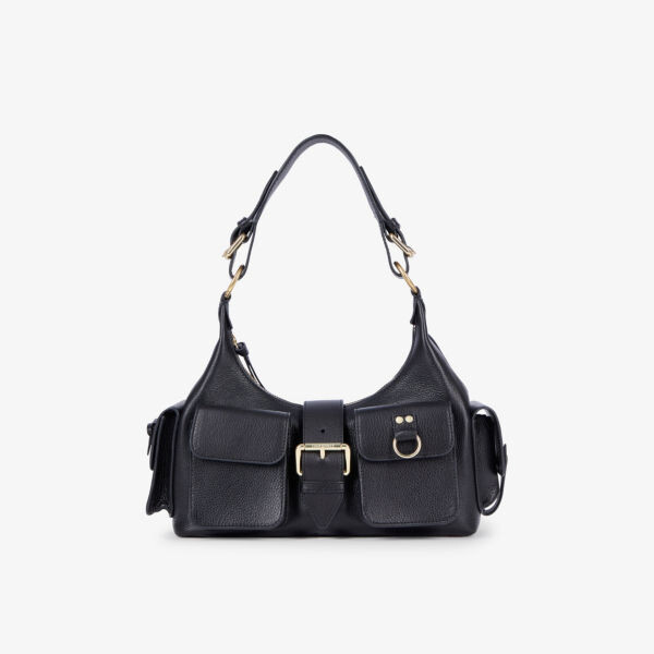 Сумка через плечо из кожи Amelia с множеством карманов The Kooples, черный
Сумка через плечо из кожи Amelia с множеством карманов The Kooples, черный