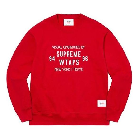 Свитер x wtaps crewneck 'red white' Supreme, красный
Свитер x wtaps crewneck 'red white' Supreme, красный
