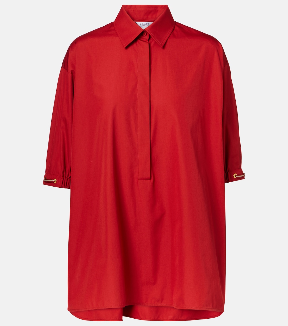 Рубашка из хлопкового поплина Teano Max Mara, Chilli
Рубашка из хлопкового поплина Teano Max Mara, Chilli