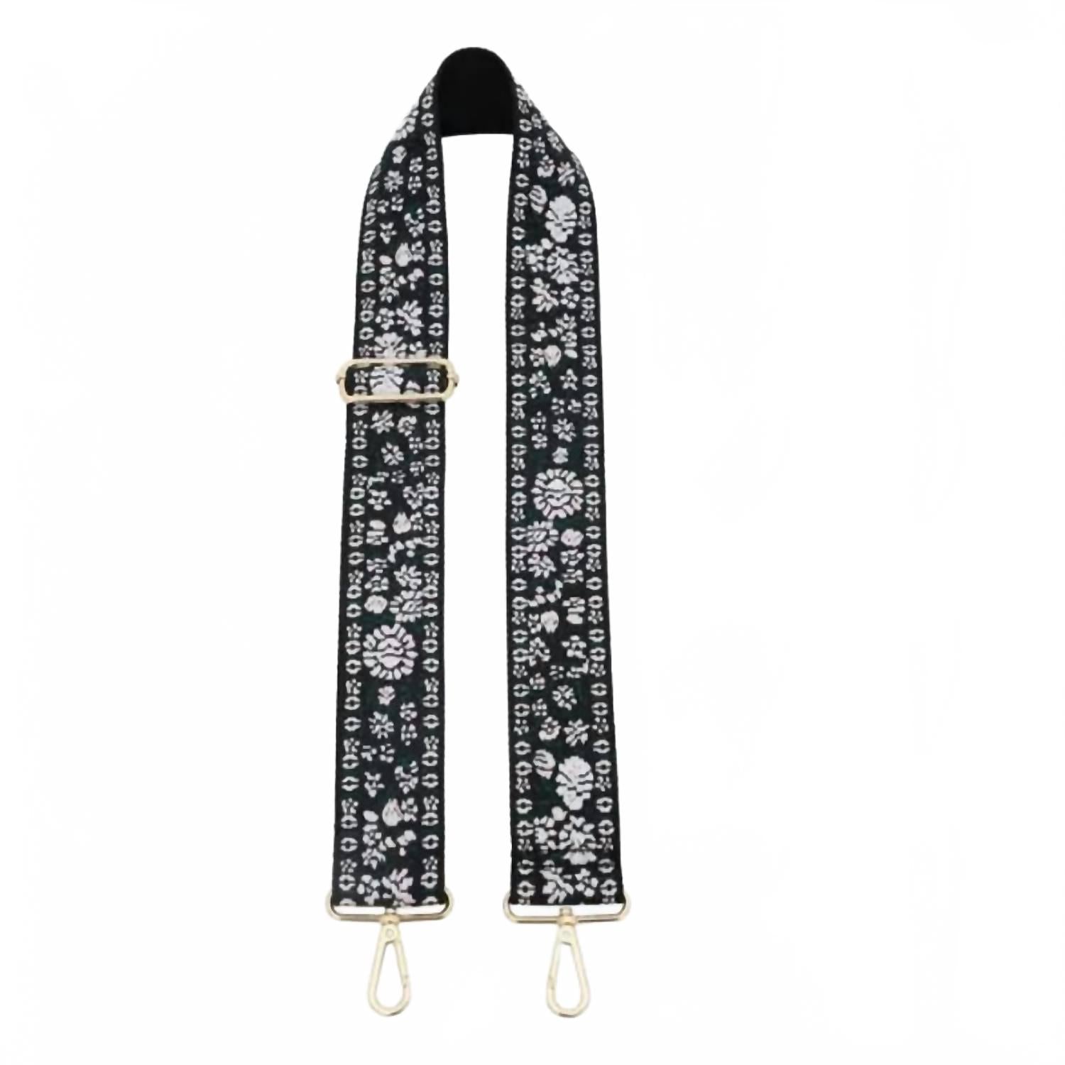 Jen & Co. Женская сумка через плечо с гобеленовым узором и ремешком для гитары, белого, светло-розового и черного цвета с цветочным принтом
Jen & Co. Женская сумка через плечо с гобеленовым узором и ремешком для гитары, белого, светло-розового и черного цвета с цветочным принтом