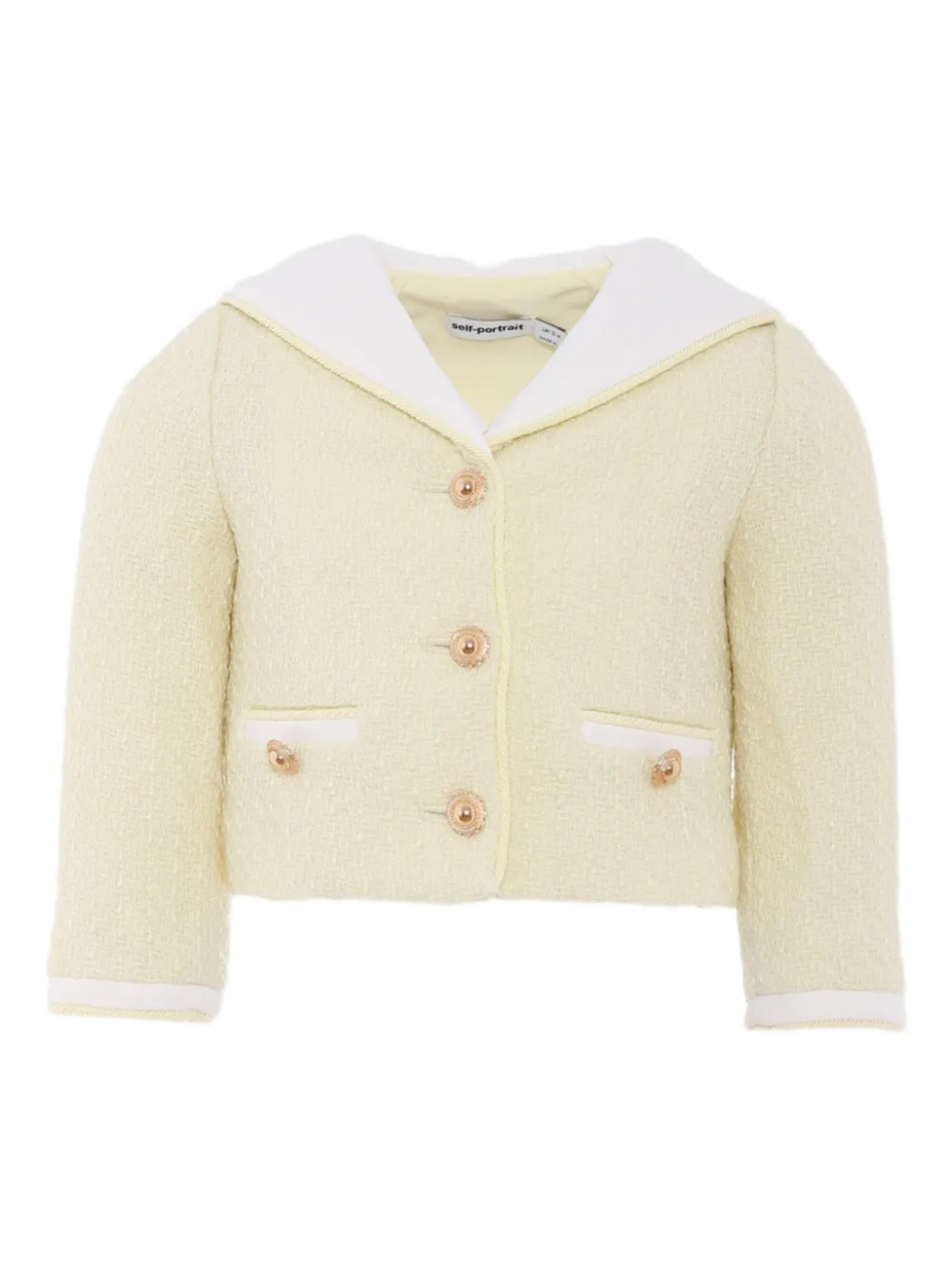 Детская куртка-букле Self-Portrait Self-Portrait Kids, желтый
Детская куртка-букле Self-Portrait Self-Portrait Kids, желтый