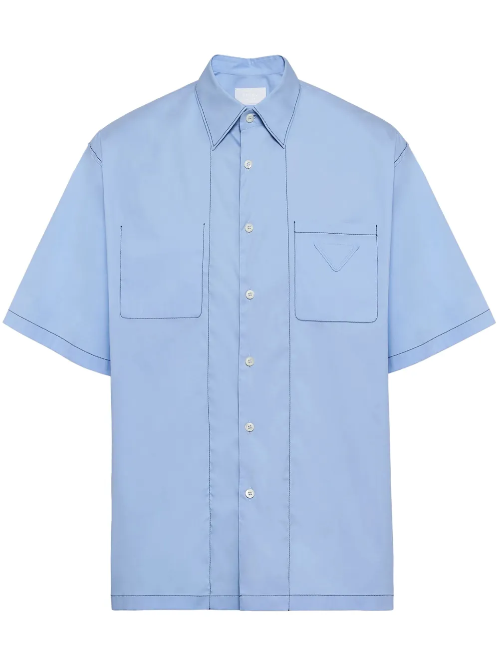 Рубашка с логотипом Prada, синий
Рубашка с логотипом Prada, синий