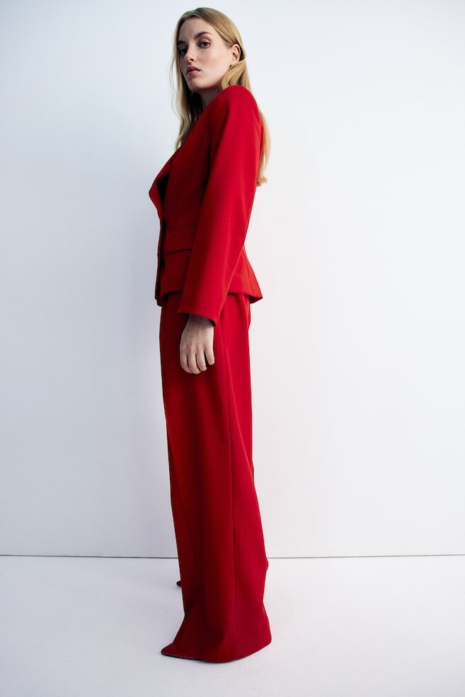 Элегантные брюки прямого кроя H&M, красный
Элегантные брюки прямого кроя H&M, красный