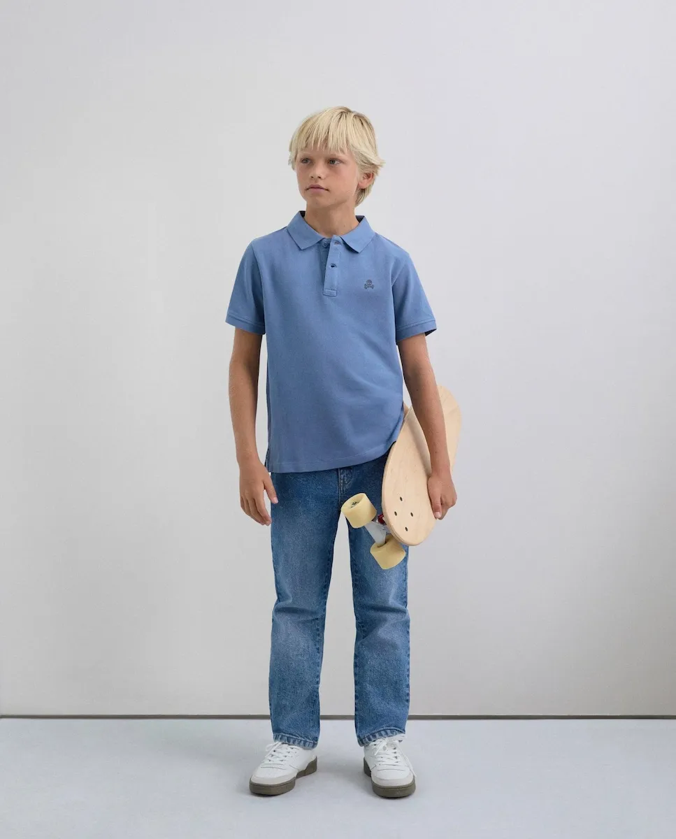 Детская футболка с черепом Scalpers, светло-голубой
Детская футболка с черепом Scalpers, светло-голубой