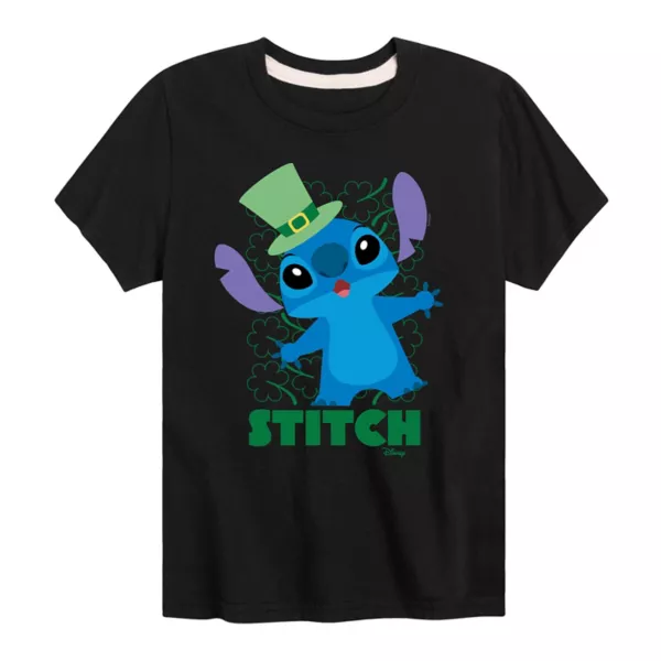 Футболка для мальчиков 8-20 лет с принтом "Лило и Стич" в виде клевера Disney, черный
Футболка для мальчиков 8-20 лет с принтом "Лило и Стич" в виде клевера Disney, черный