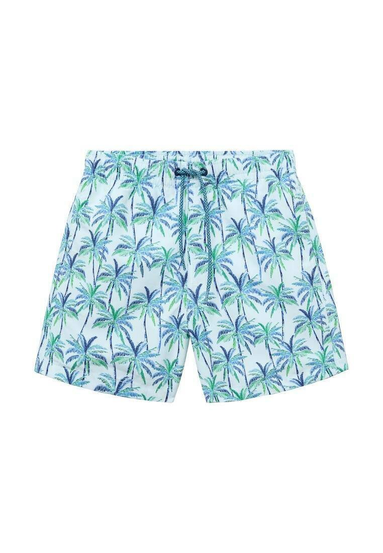 Пляжные шорты Mango Kids, светло-голубой 
Пляжные шорты Mango Kids, светло-голубой