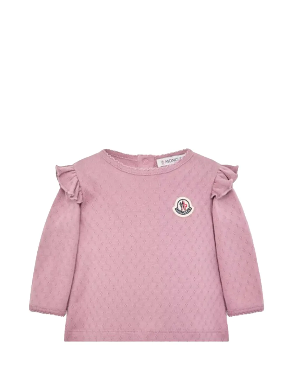 Футболка с длинными рукавами и оборками Moncler Enfant, розовый
Футболка с длинными рукавами и оборками Moncler Enfant, розовый