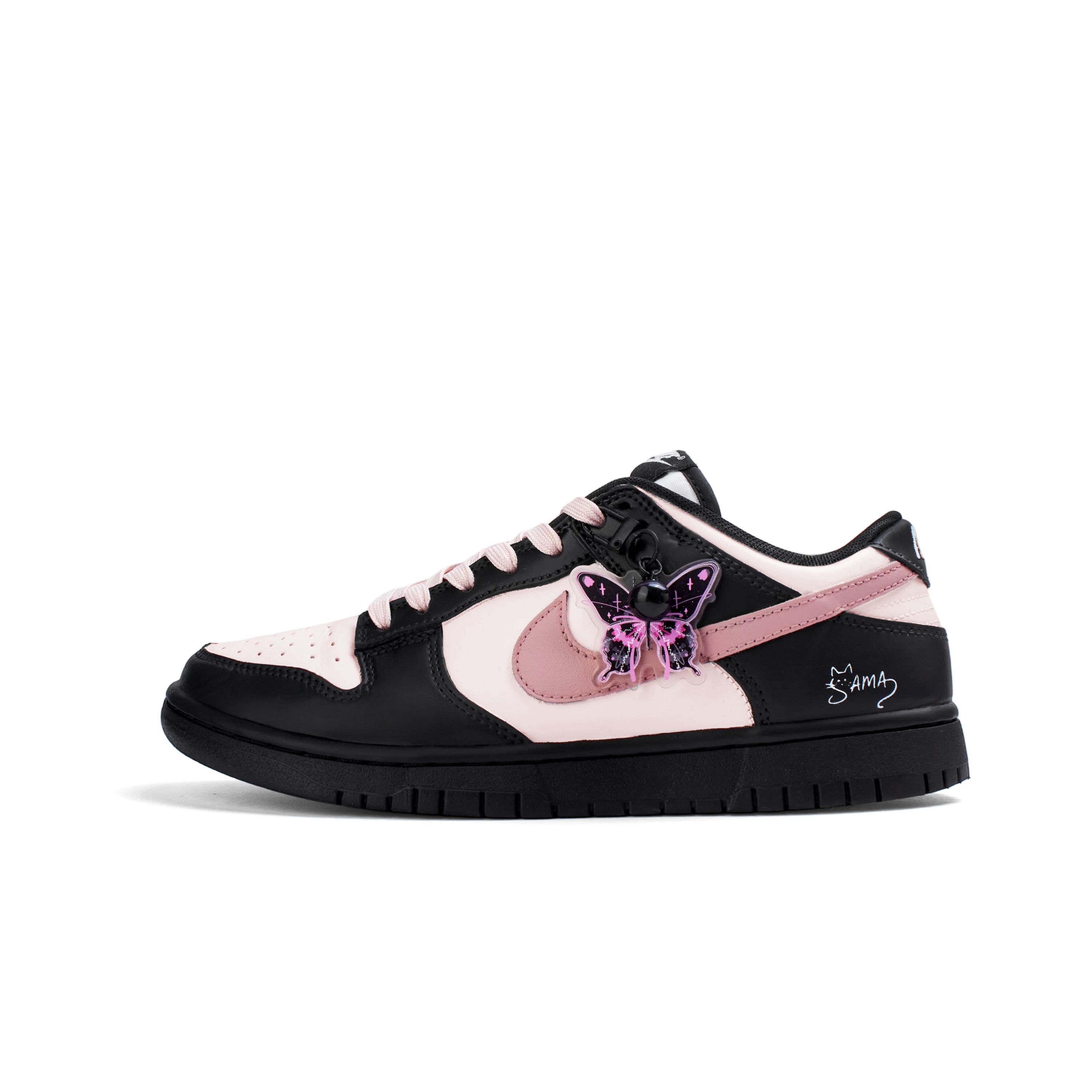 Nike Непромокаемые легкие нескользящие кроссовки low top для подростков, черные и розовые
Nike Непромокаемые легкие нескользящие кроссовки low top для подростков, черные и розовые