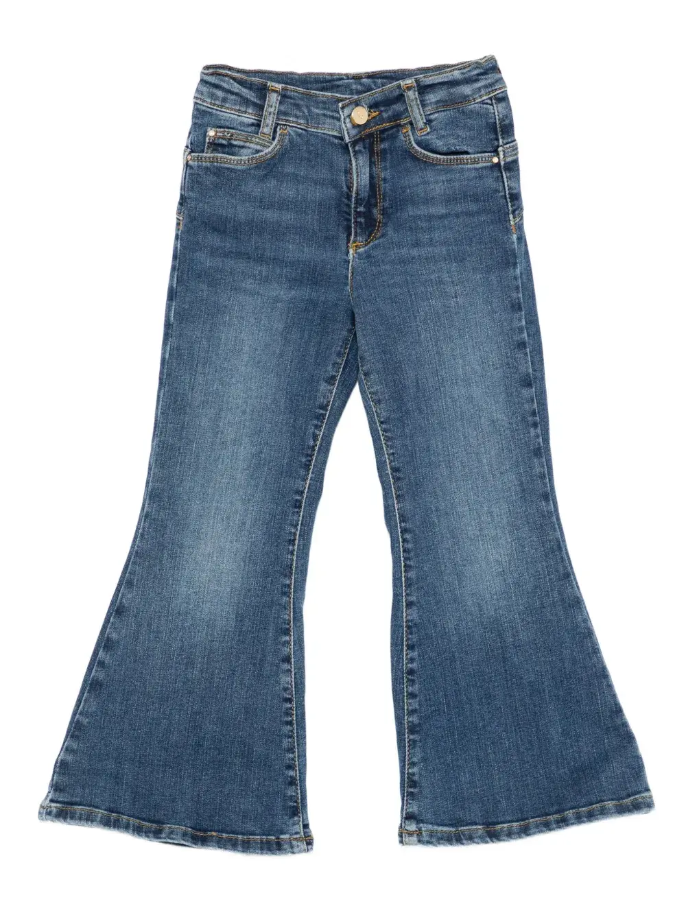 Джинсы-клёш с пятью карманами Liu Jo Kids, синий
Джинсы-клёш с пятью карманами Liu Jo Kids, синий