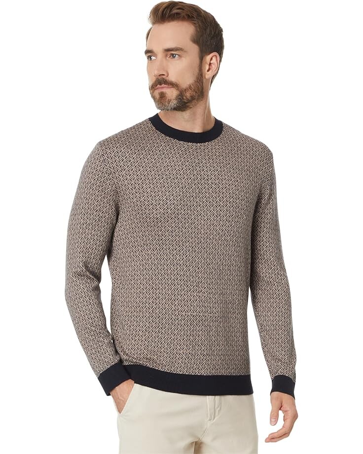 Свитер Armani Exchange Micro Print Cotton Viscose Silk Sweater, цвет Navy Diagonal Grid
Свитер Armani Exchange Micro Print Cotton Viscose Silk Sweater, цвет Navy Diagonal Grid