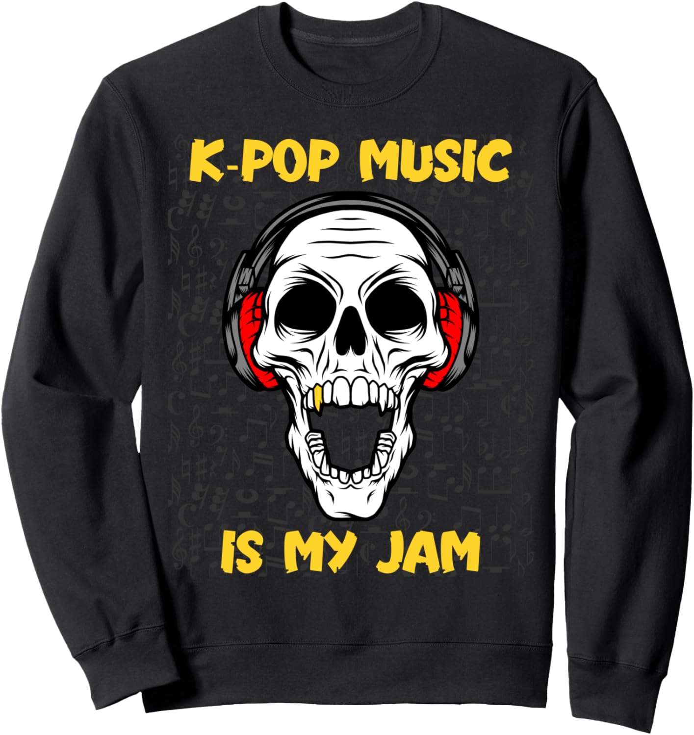 K-Pop Music Is My Jam - Толстовка с изображением черепа и наушников, черная Musicians Who Jam Look Great With Our Gear
K-Pop Music Is My Jam - Толстовка с изображением черепа и наушников, черная Musicians Who Jam Look Great With Our Gear