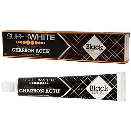 Зубная паста Black Edition с активированным углем Whiteness 75 мл Superwhite
Зубная паста Black Edition с активированным углем Whiteness 75 мл Superwhite