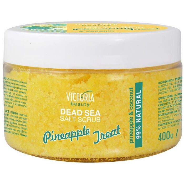 Скраб для лица Exfoliante Facial y Corporal con Sabor a Piña Victoria Beauty, 400 gr
Скраб для лица Exfoliante Facial y Corporal con Sabor a Piña Victoria Beauty, 400 gr