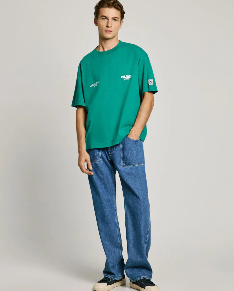 Мужская ковбойская рубашка свободного кроя с реверсивным дизайном Pepe Jeans, синий
Мужская ковбойская рубашка свободного кроя с реверсивным дизайном Pepe Jeans, синий