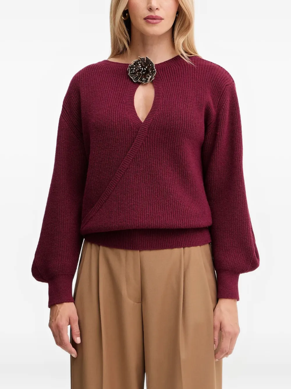 Свитер с аппликацией Simona Corsellini, красный
Свитер с аппликацией Simona Corsellini, красный