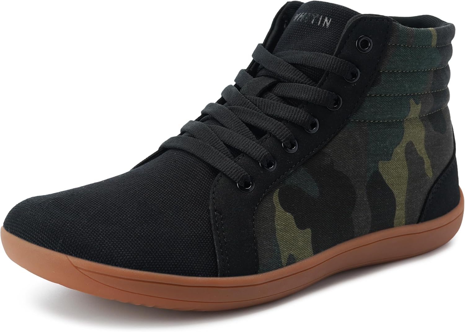 Мужские широкие высокие минималистичные кроссовки WHITIN, Подошва с нулевым уклоном, Амортизирующая поддержка голеностопа, черный
Мужские широкие высокие минималистичные кроссовки WHITIN, Подошва с нулевым уклоном, Амортизирующая поддержка голеностопа, черный