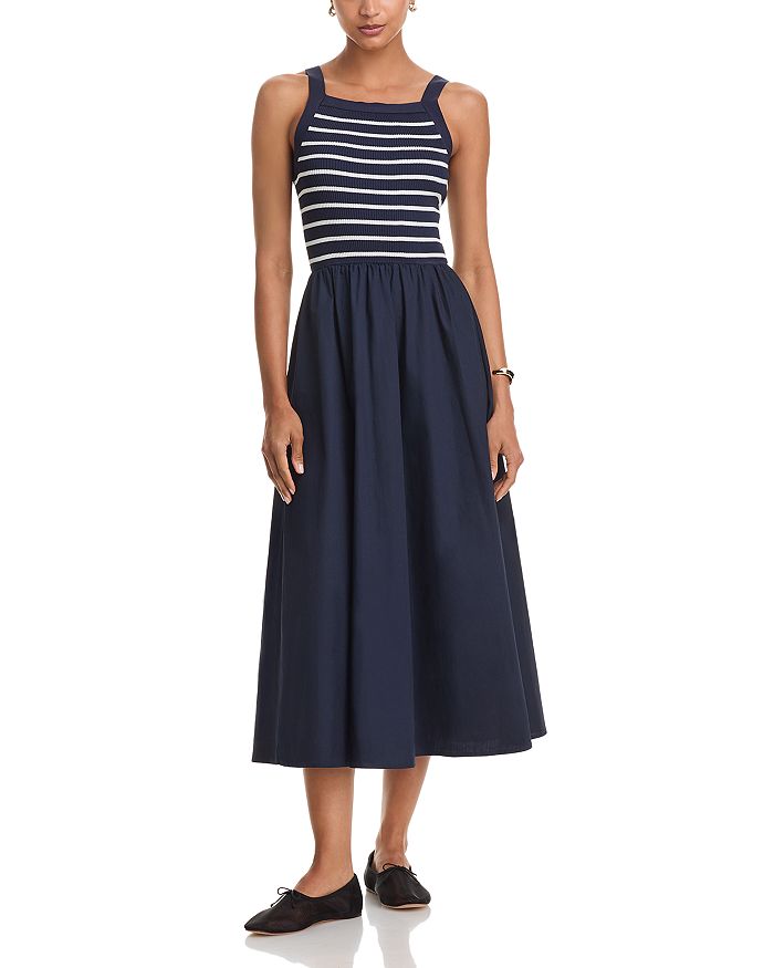 Платье миди без рукавов с круглым вырезом Moon River, синий
Платье миди без рукавов с круглым вырезом Moon River, синий