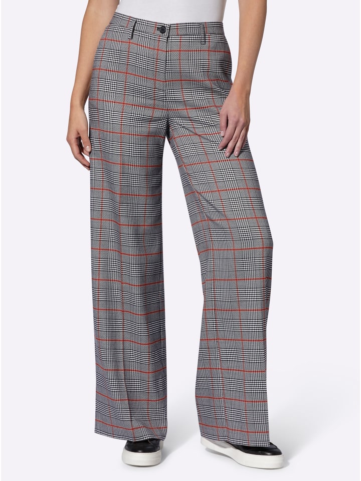 Heine Черные и ржаво-красные клетчатые брюки
Heine Черные и ржаво-красные клетчатые брюки