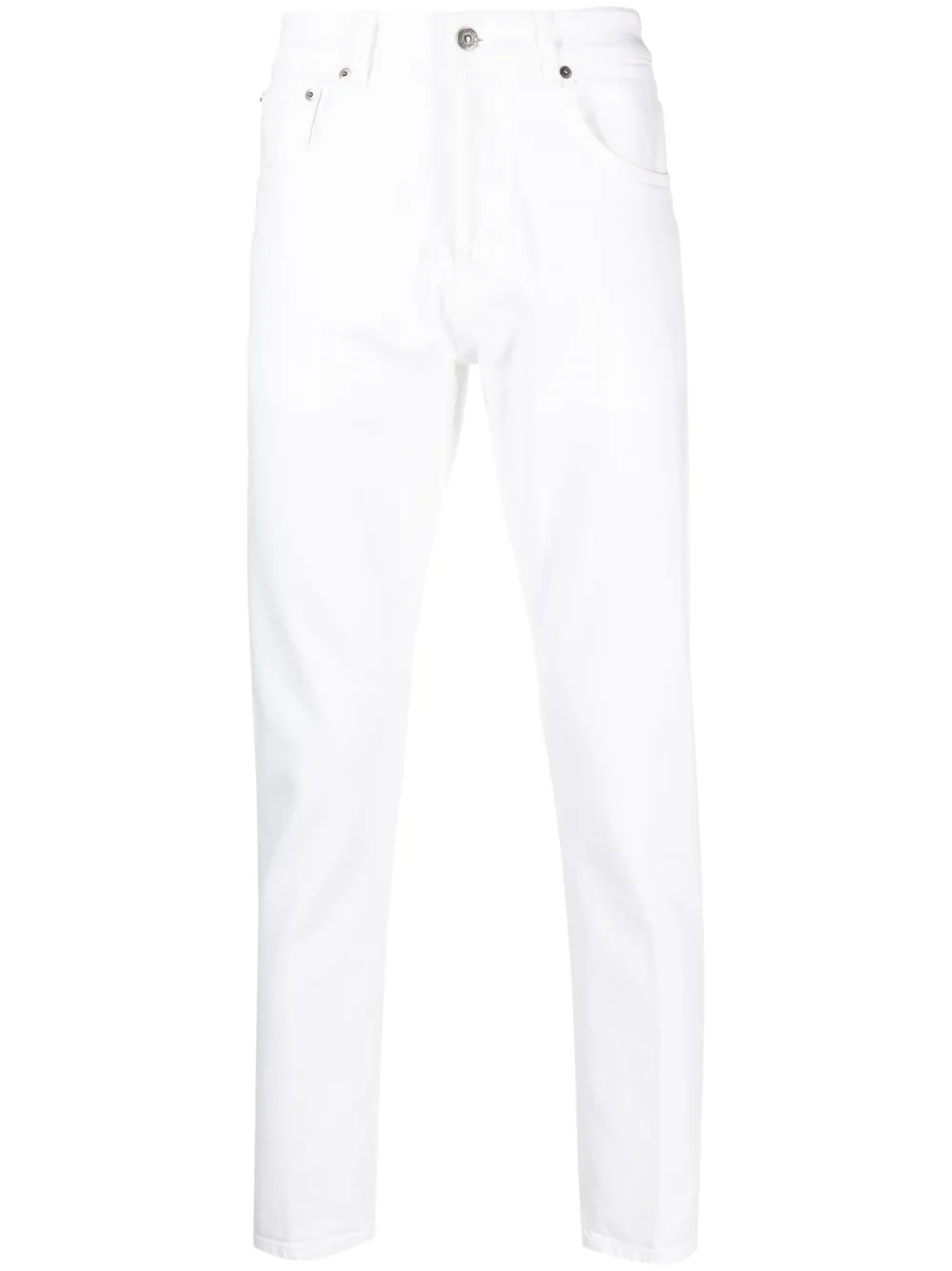 Зауженные джинсы с логотипом DONDUP, белый
Зауженные джинсы с логотипом DONDUP, белый