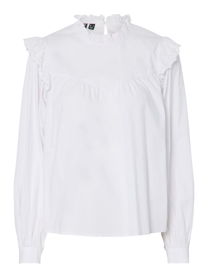 Рубашка Pieces, ярко-белый
Рубашка Pieces, ярко-белый