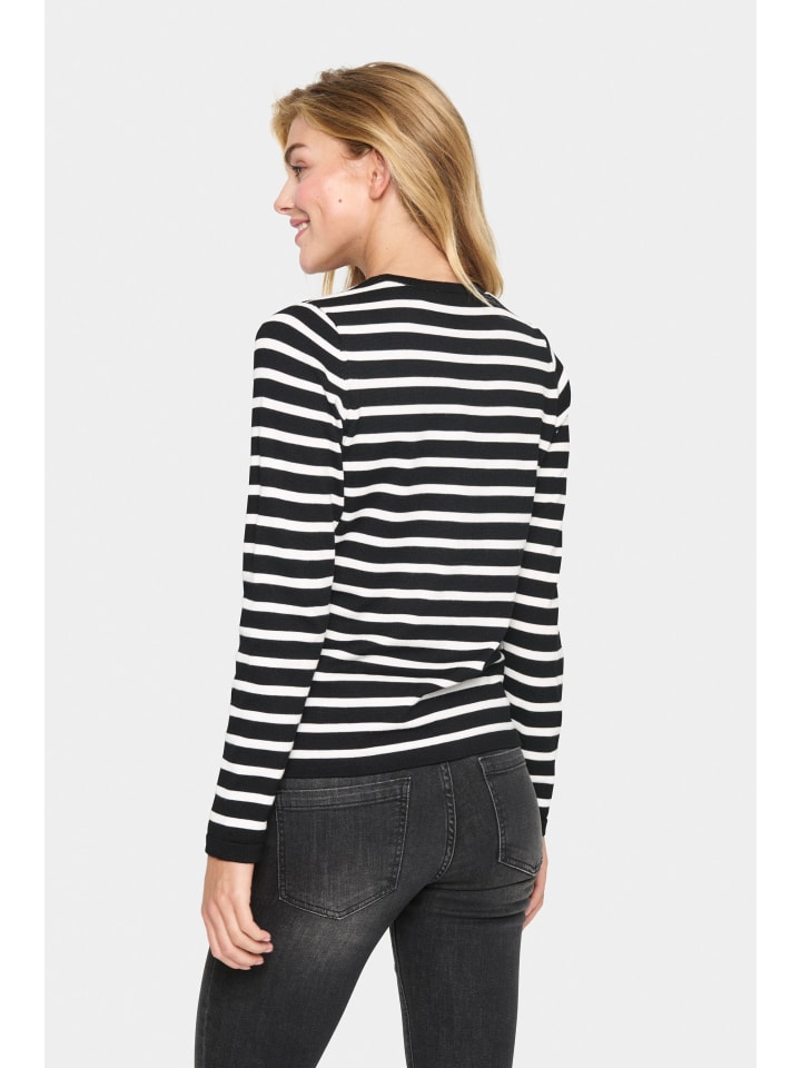 Кардиган MilaSZ, прямого кроя, черного цвета Mila Stripe SAINT TROPEZ
Кардиган MilaSZ, прямого кроя, черного цвета Mila Stripe SAINT TROPEZ