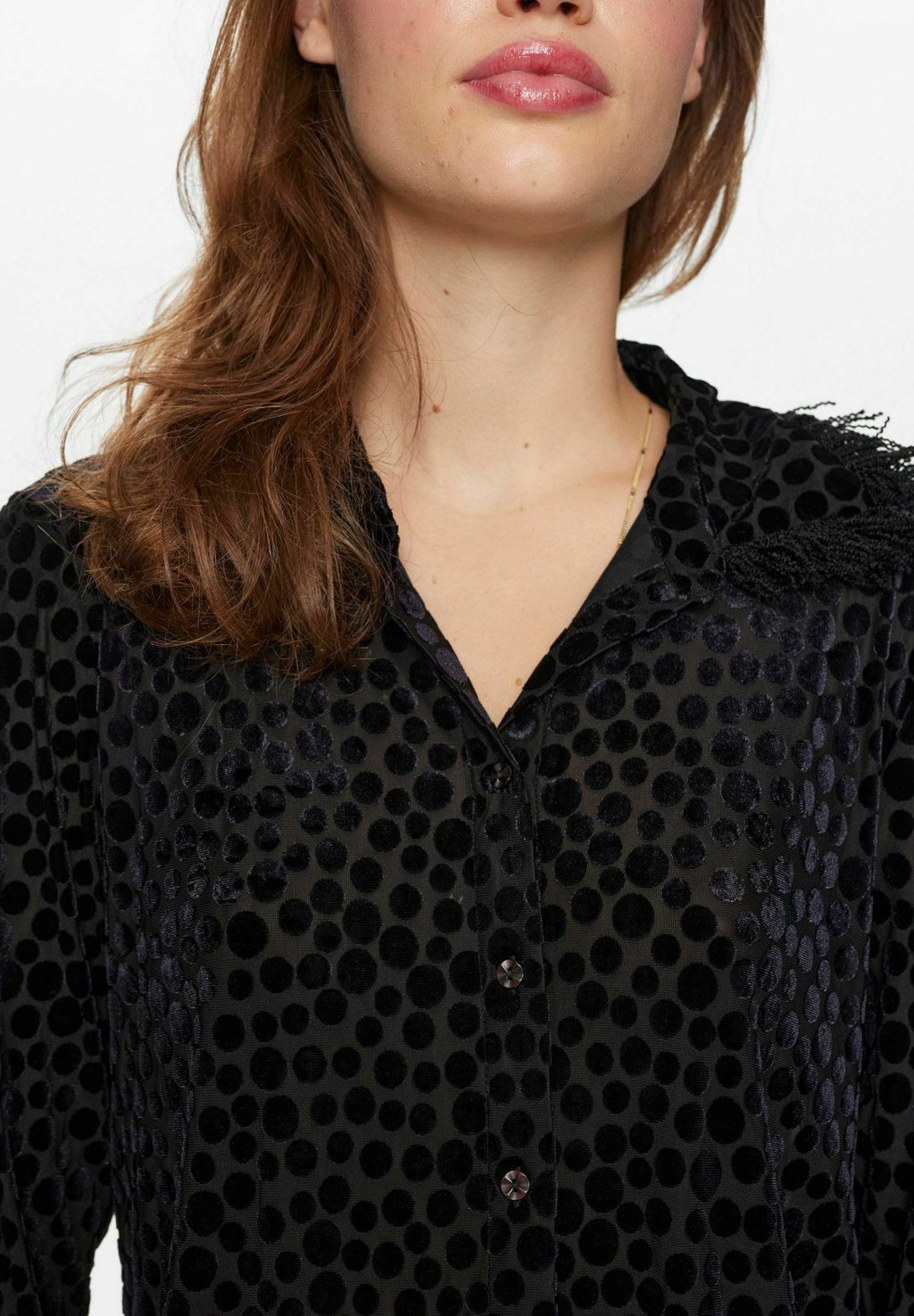 Блузка на пуговицах Nümph, черный
Блузка на пуговицах Nümph, черный