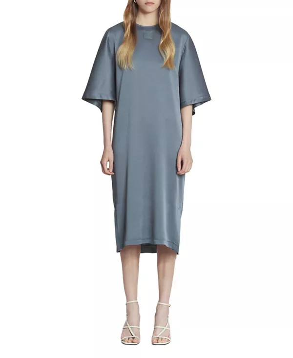 Платье-Футболка из атласа Lanvin, серый
Платье-Футболка из атласа Lanvin, серый