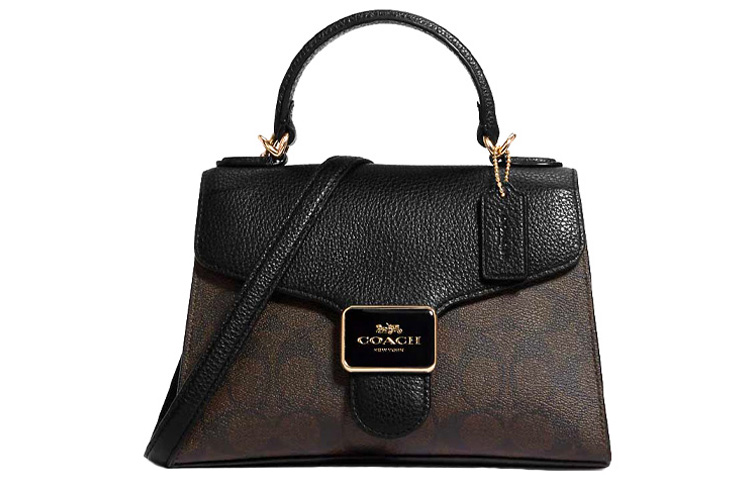 Сумка через плечо и кросс-боди из перфорированной кожи с кожаными деталями Trumpets Women's COACH
Сумка через плечо и кросс-боди из перфорированной кожи с кожаными деталями Trumpets Women's COACH