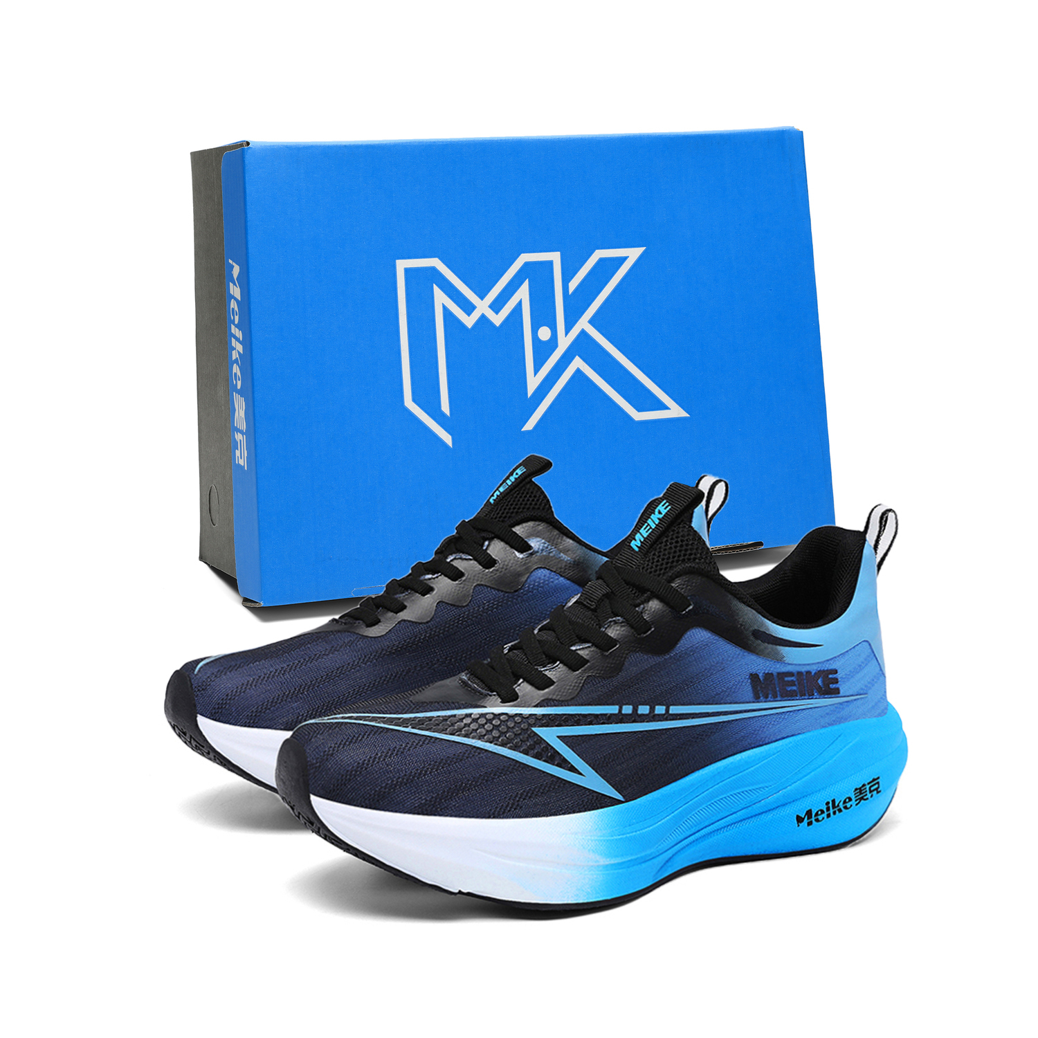 MEIKE Амортизирующие и дышащие низкие кроссовки с резиновой пеной для бега унисекс - черно-синяя коробка, цвет Black Blue Box
MEIKE Амортизирующие и дышащие низкие кроссовки с резиновой пеной для бега унисекс - черно-синяя коробка, цвет Black Blue Box