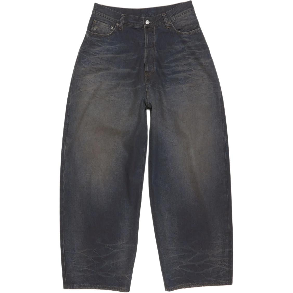 Широкие джинсы Acne Studios, темно-синие
Широкие джинсы Acne Studios, темно-синие